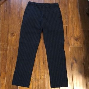 Pin stripe pants, yes ma’am!